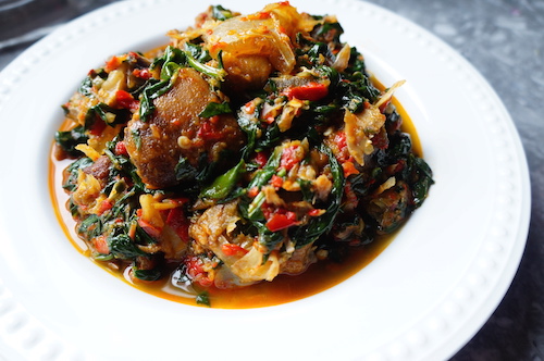 efo stew - naijafoodie - nigerian - food- recipe - yoruba - riro
