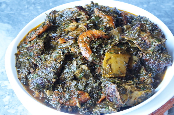 utazi - leaf - Afang - soup - vegetable - ibibio - soup - efic - nigerian - soup - how - recipe - best - sweet - traditional - local 