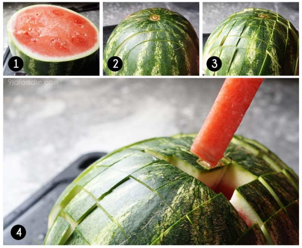 watermelon cutting