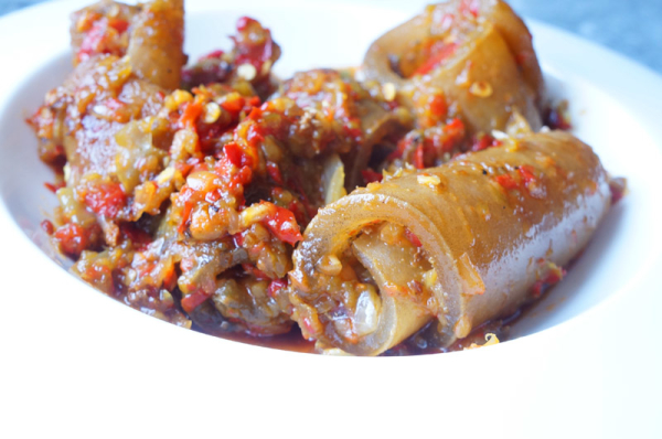 Sauced - Peppered - meat - nigerian - spicy - recipe - beer