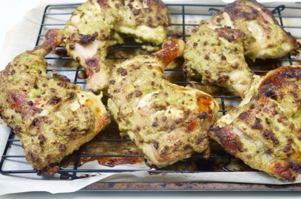 coriandar cilantro spicy baked chicken recipe 