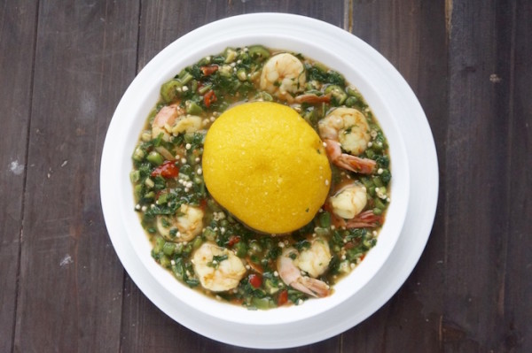 nigeria swallows - Garri and okro soup healthy